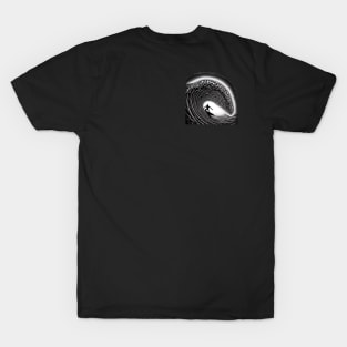 Ride The Wave Black and White T-Shirt